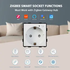 BSEED Zigbee Smart Plug Power Monitoring Internet Socket Electric Wall Outlet Tuya Smart Life Google Alexa Wireless Control 2 kf S8093a9d166c9401683868623f0539cf7E