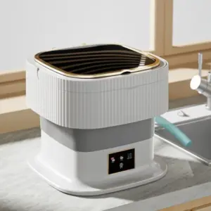 new Folding mini washing machine baby portable small elution integrated dormitory underwear special sock washing artifact 220V 5 kf S82010f0d472e4e4db54f41d4d20b1a08g