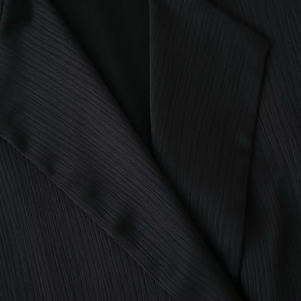 European and American Style 2024 Spring and Summer New Women's Clothing Wrinkle Effect Double Breasted Suit Jacket Pants Set 30 kf S8291068d22974972a1687b69db9046ca6