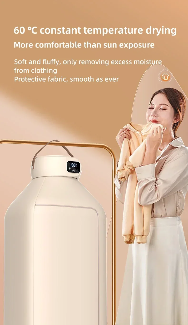 Portable Clothes Dryer With Timing Electric Clothes Foldable Home Cabinet Floor Machine Laundry Dryers Warm Air Dryer Home 17 kf S86db348728d84db8a24a5b0fbbada207N