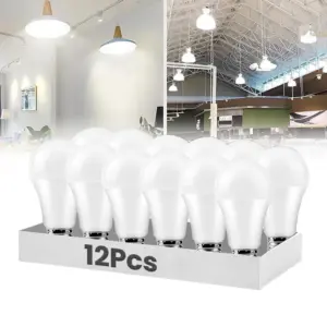 12pcs LED Bulb Lamps E27 AC220V 240V Light Bulb Real Power 20W 18W 15W 12W 9W 5W 3W Lampada Living Room Home LED Bombilla