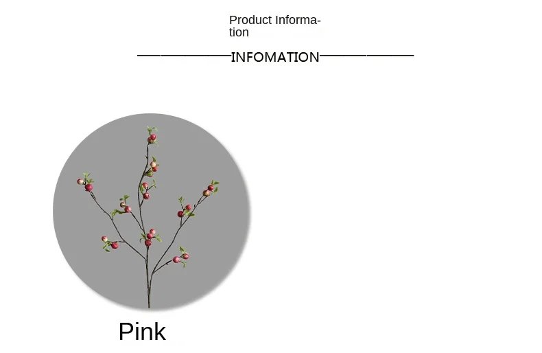 72cm Artificial Single Branch Mini Apple Wedding Flower Light Luxury Home Hotel Restaurant Decoration Flower Arrangement 8 kf S88d1c2b245844cd4a194ef432ce5e7a2l