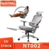 NEWTRAL NT002 Ergonomic Chair Adaptive Lower Back Support with Footrest 4 Recline Angle Adjustable Backrest Armrest Headrest