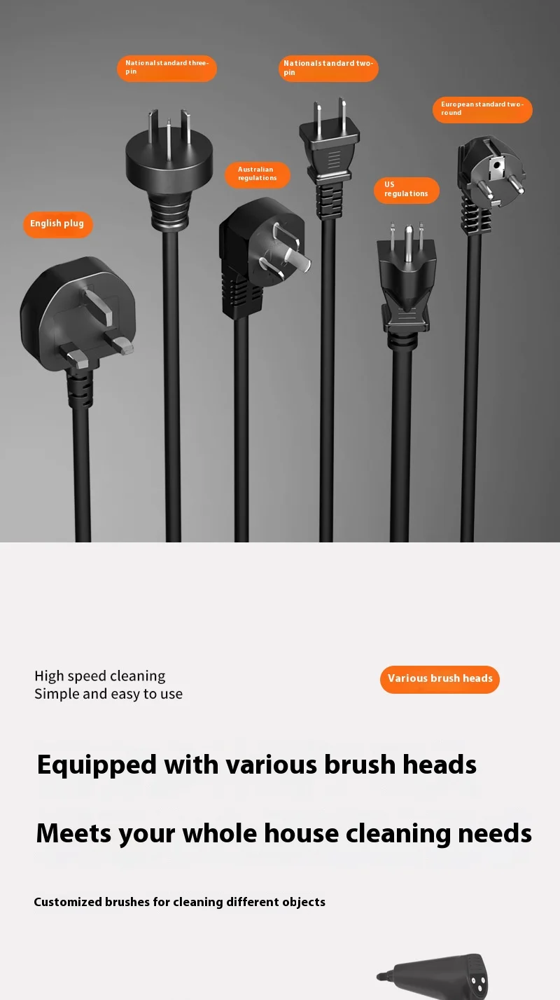 2500W Handhled Steam Cleaner High Pressure and Temperature For Household Air Conditioner Kitchen Hood Car Smart Jet Washer 17 kf S8c71170fc37e42d7bc3e8d38e902f11eu