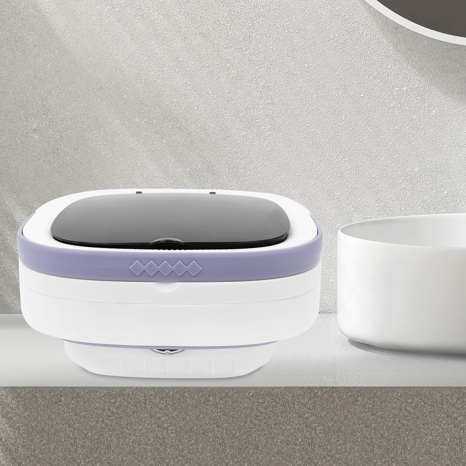 12L Foldable Mini Washing Machine - Portable Laundry for Underwear/Baby Clothes with 3 Wash Modes (Purple, EU Plug) 9 kf S8da0dc82e2a84a429bc5d940a7b81c59G