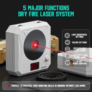 Infrared Induction Electronic Scoring Laser Target Color Sensitive Shooting Practice with Sound Effects Training Toy Equipment
