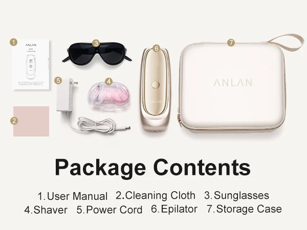 ANLAN IPL Hair Removal Unlimited Permanent Hair Removal 26J Laser Painless ICE Cooling Smart Hair Removal Device For Face Body 21 kf S90348586f2d5432ab901870613fbde43J