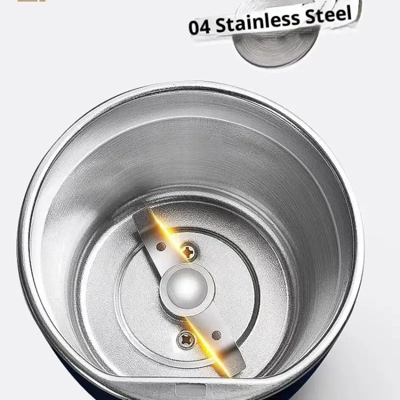 500ml Portable Coffee And Food Grinder 8-Blade Multi-Purpose Fine Crusher Ideal for Pepper Spices - Kitchen Gadget 24 kf S90a0bbf99edd4717b780ba5601f80602z