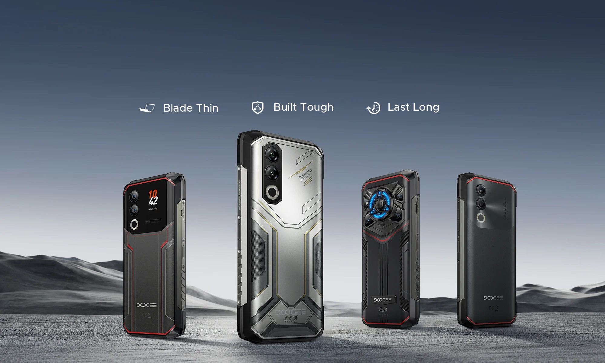 DOOGEE Blade20 Max Rugged Phone 36GB RAM(12+24) 1TB ROM Gemini AI 6.6" 120Hz 11800mAh Battery Android 15 Helio G100 Smartphones 8 kf S91ea6608f73f446fbce6f8bd3bae299cS