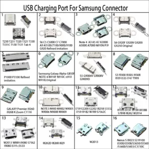 1PC For Samsung Mobile Phone Computer Laptop USB Charging Data Port Connector 679111218 Pin S56 7 8 S9+ J100 Note7 8 c9 S6 i900