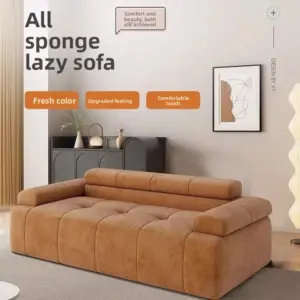 Vacuum Compression Sofa, One-piece Simple Fabric Sofa, Living Room Lazy Sofa, Customizable