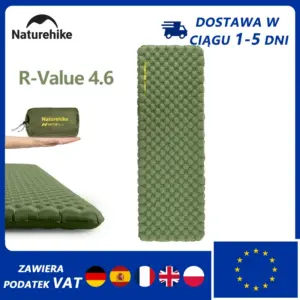 Naturehike Camping Mat R-value 4.6 3.2 5.8 Portable Foldable Tent Sleeping Pad Ultralight Outdoor Moisture Air Mattress