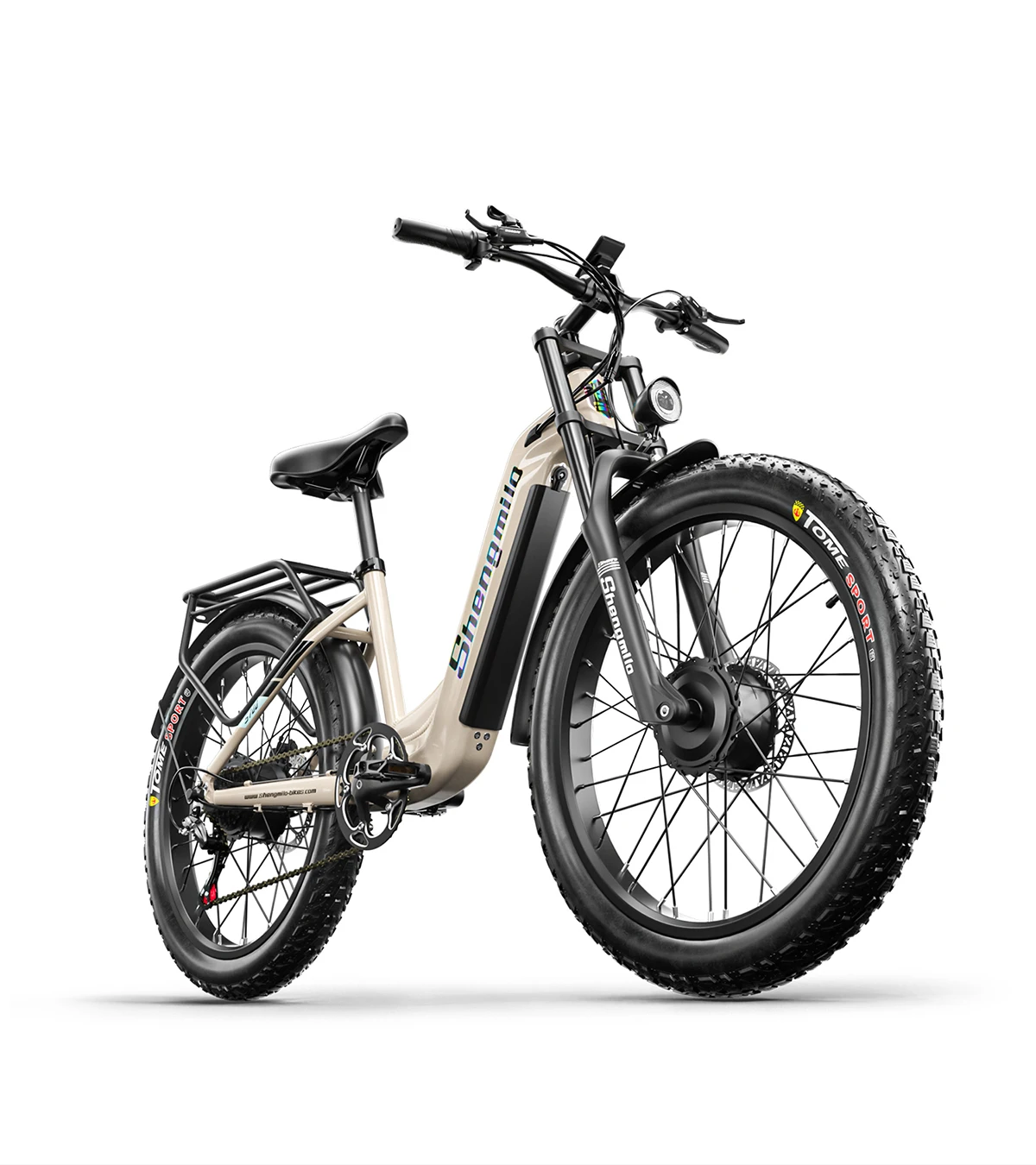 Shengmilo S700 Adult Electric Bicycle 26 Inch Fat Tire Men's Electric Bike 2000W Men's E-Mountain ebike 48V 840WH Battery, 30 kf S9a73de1395734d09997a7eb76313dbdc0
