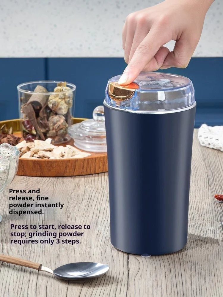 500ml Portable Coffee And Food Grinder 8-Blade Multi-Purpose Fine Crusher Ideal for Pepper Spices - Kitchen Gadget 27 kf S9abad7f19fd649ebbe6d52bad64aca633