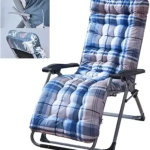 Chaise Lounge Cushion with Cap Strap Thickened Lounge Chair Cushion 1 Piece Comfort Patio Garden Mattress (kol