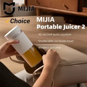 NEW MIJIA Portable Juicer Mixer 2 Electric Mini Blender Fruit Vegetables Quick Crushed ice Juicing Kitchen Food Processor -CN
