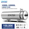 ZILISI Whole House High Flow Water Purifier System,1000L-10000L Stainless Mineral Water Filter, Reusable PVDF Lasts Exceed 5 Yea