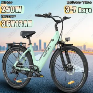 Hillmiles Milecity1 Electric Bicycle 250W Motor 36V13AH Battery E-bike Max Torque 42Nm Adult Commuting 26inch Tire Electric Bike