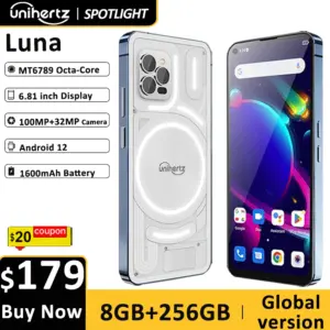 Unihertz Luna Smartphone Rhythm Ambient LED strip Music Phone 8GB RAM 256GB ROM 108MP G99 Mobile Phone Night Vision Cellphone