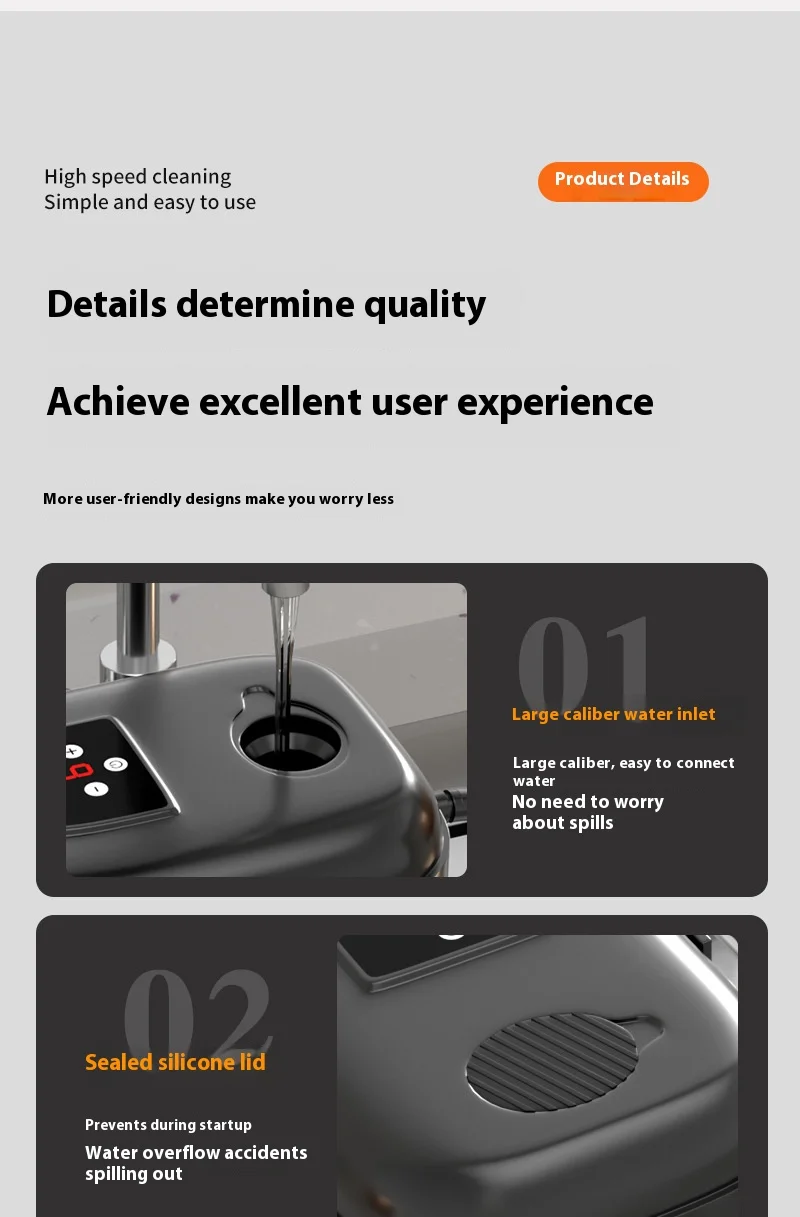 2500W Handhled Steam Cleaner High Pressure and Temperature For Household Air Conditioner Kitchen Hood Car Smart Jet Washer 20 kf Sa13658c2199c455fbeb59194d300b4b1t