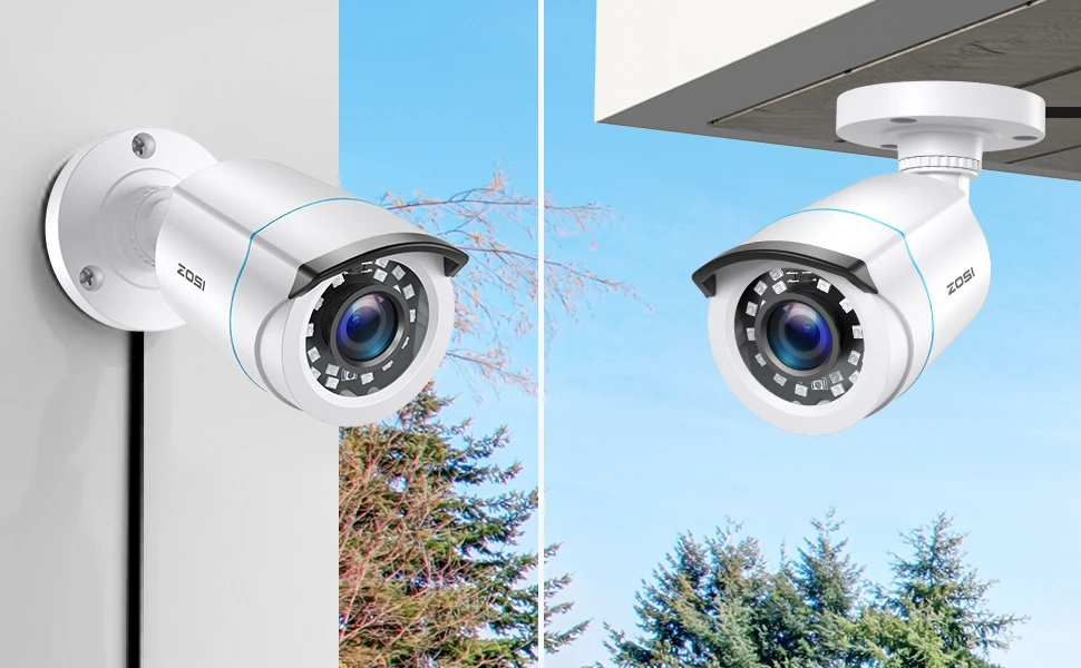 ZOSI 8CH Wired CCTV System H.265+ 5MP Lite HD-TVI DVR kit 1080p 2MP Home Security Outdoor Night Vision Video Surveillance Camera 21 kf Sa153e1805ad04e97bb703a047c74476aq