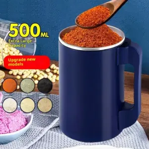 500ml Portable Coffee And Food Grinder 8-Blade Multi-Purpose Fine Crusher Ideal for Pepper Spices - Kitchen Gadget 4 kf Sa160feddd4a04c43959997eca2e45001I