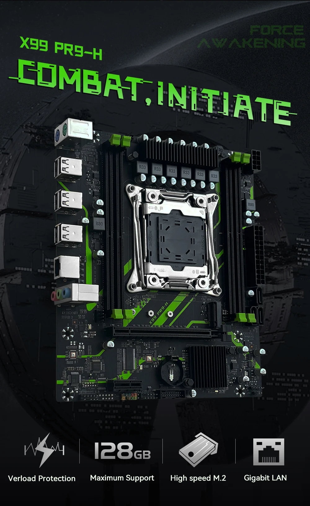 MACHINIST X99 PR9-H Gaming Motherboard optional kit Intel Xeon E5 2650 V4 DDR4 32GB 2133MHz RAM M.2 NVME for Desktop PC M-ATX 9 kf Sa2162f0947af45fab9af6f70486ef3fb4