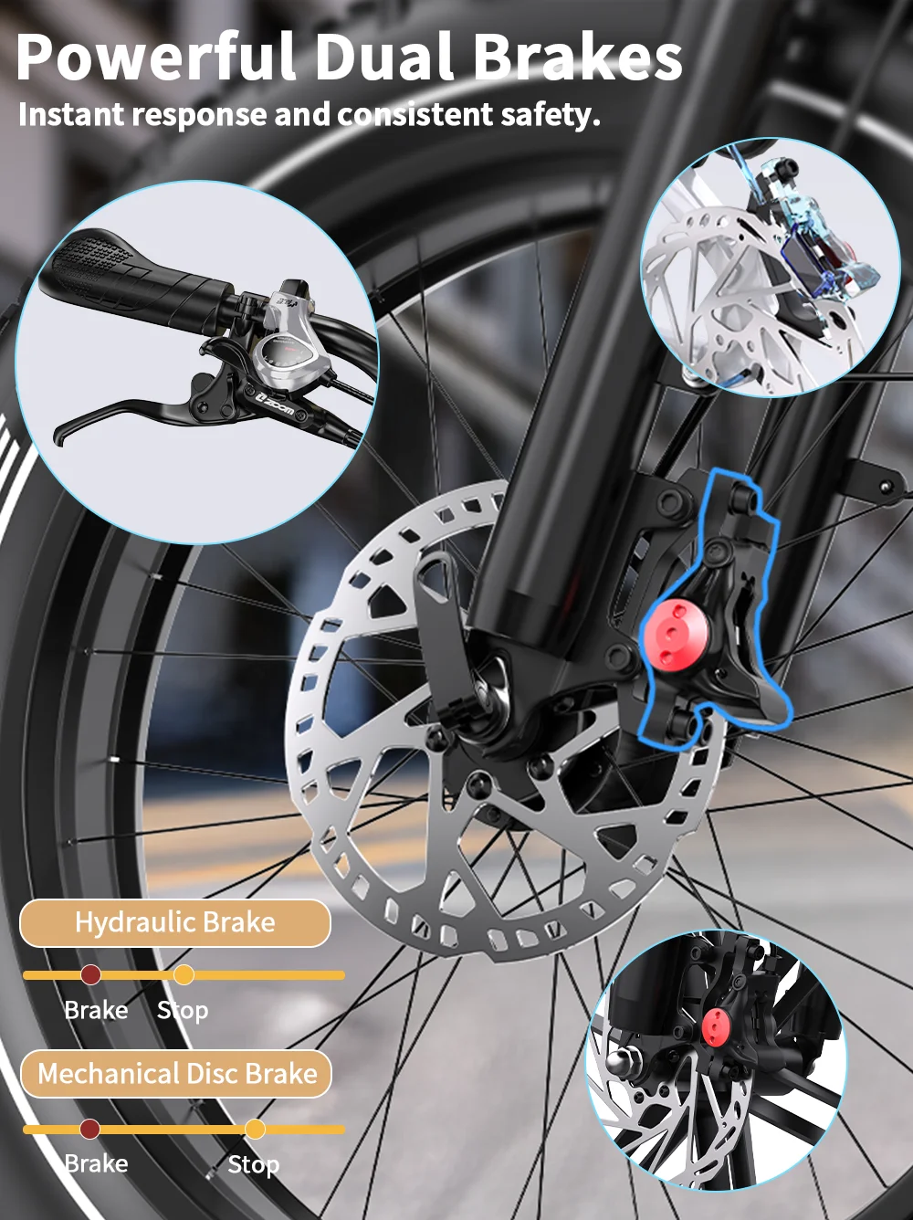 Electric Bike 250W Motor 48V18AH Batteries Hydraulic Brake Dual Suspension Electric Bicycle 20-Inch Fat Tire All Terrain E Bike 11 kf Sa2829644339f4ca0865fe925e0cee511O