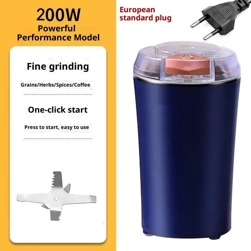 500ml Portable Coffee And Food Grinder 8-Blade Multi-Purpose Fine Crusher Ideal for Pepper Spices - Kitchen Gadget 15 kf Sa33843e91da54f4fbf80d2c7968c8d7dv