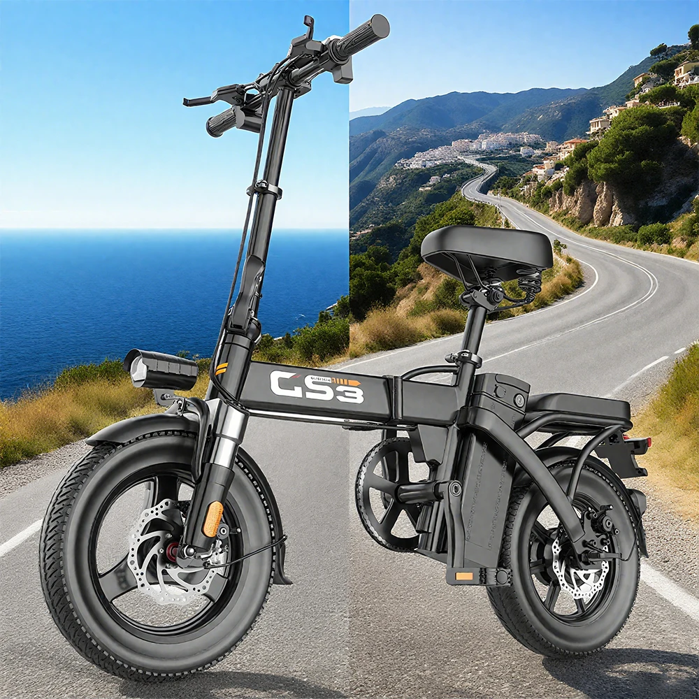 Toofly GS3 Folding Electric Bike 48V 15Ah Battery adultls E-bike 250W 14 Inch Tire Urban Commuting Electric Bicycle 15 kf Sa5011357e26244efb64a6702896ae3f1Q