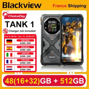 BlackView Oscal TANK 1 [No EU Charger] Rugged Smartphone 5G 48GB(16+32)+512GB 6.78'' 2.4K 120Hz 20000mAh NFC 64MP Mobile Phone