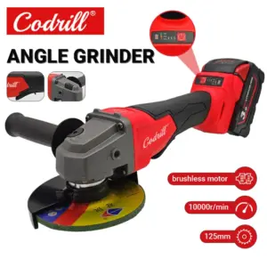 For Milwaukee 100/125mm Brushless Angle Grinder Polishing Cutting Machine 18V Battery High Power Electric Cordless Power Tools