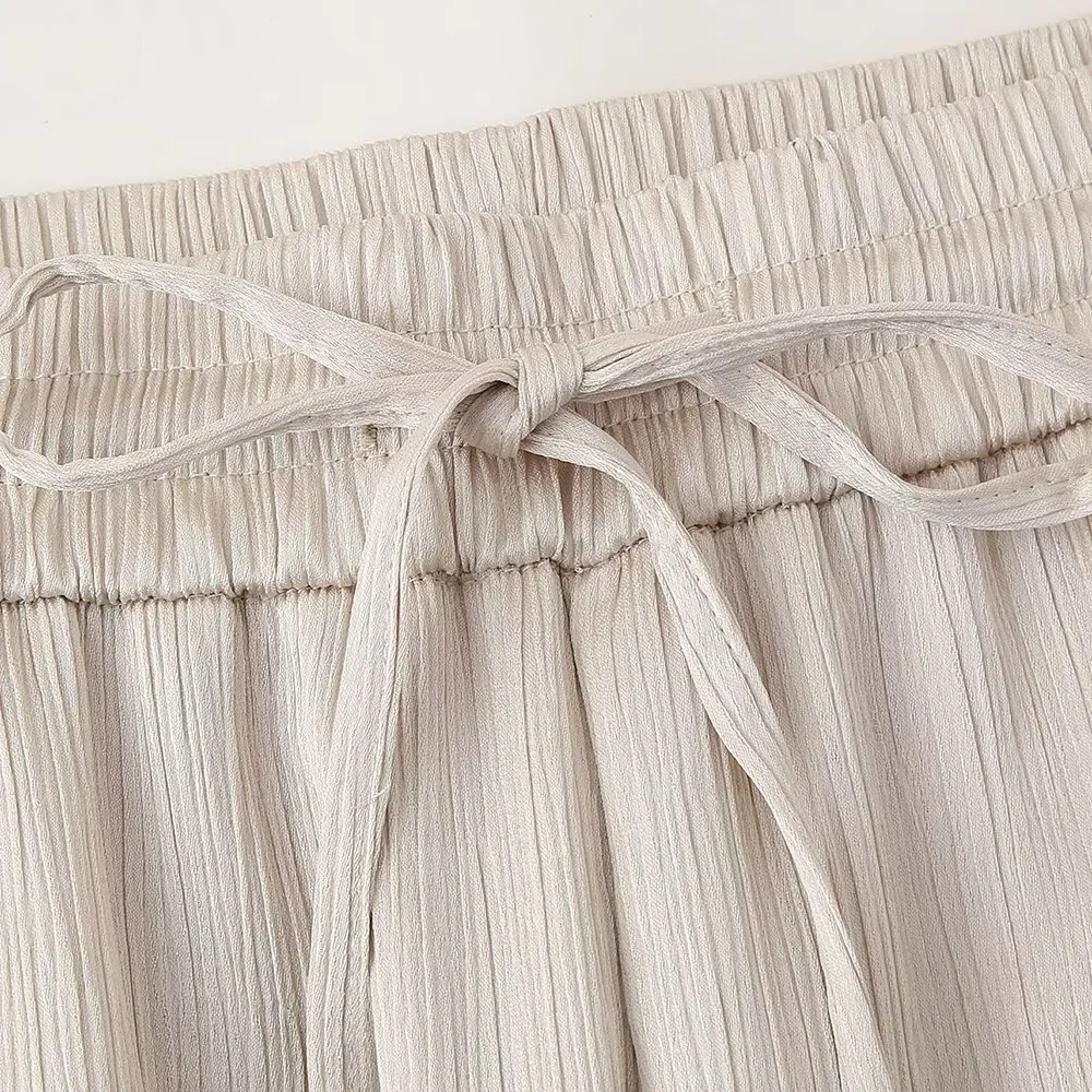 European and American Style 2024 Spring and Summer New Women's Clothing Wrinkle Effect Double Breasted Suit Jacket Pants Set 38 kf Sa6fbb6bdb6a04a8dba3e4412c658239fA