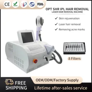 IPL+ OPT Hair Removal Laser Machine Salo Professional Diode Laser Permanent Cooling Epilator Hair Removal 500,000 Times Beauty