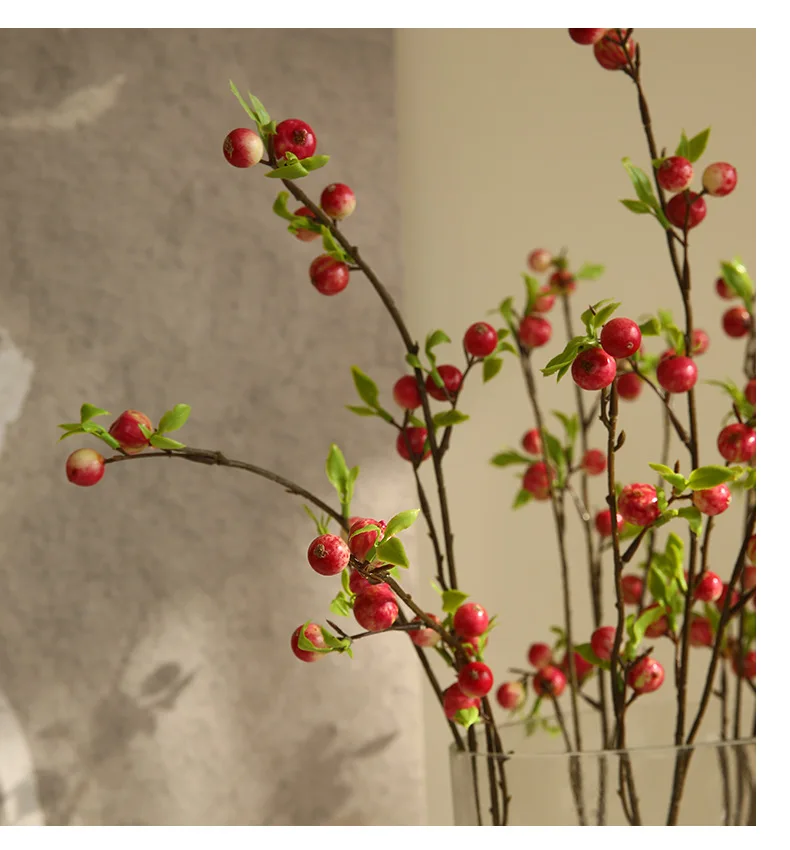 72cm Artificial Single Branch Mini Apple Wedding Flower Light Luxury Home Hotel Restaurant Decoration Flower Arrangement 21 kf Sa763469230ac4b76b671bd7c9a84870a1