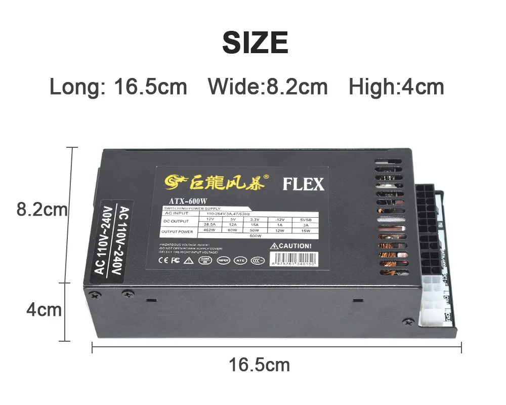 600W Full Modular 1U Flex ATX PSU PC Power Supply 110-264V ENP-7660B For K39 A4 S3 G5 ITX Mini Case Game Desktop 14 kf Sa771467e363846dbb12401a61e9610098