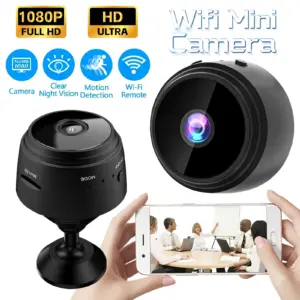 Mini Security Protection Camera Smart WiFi Wireless Video Surveillance 1080P HD Indoor Night Vision Secret Security Hoome Camera