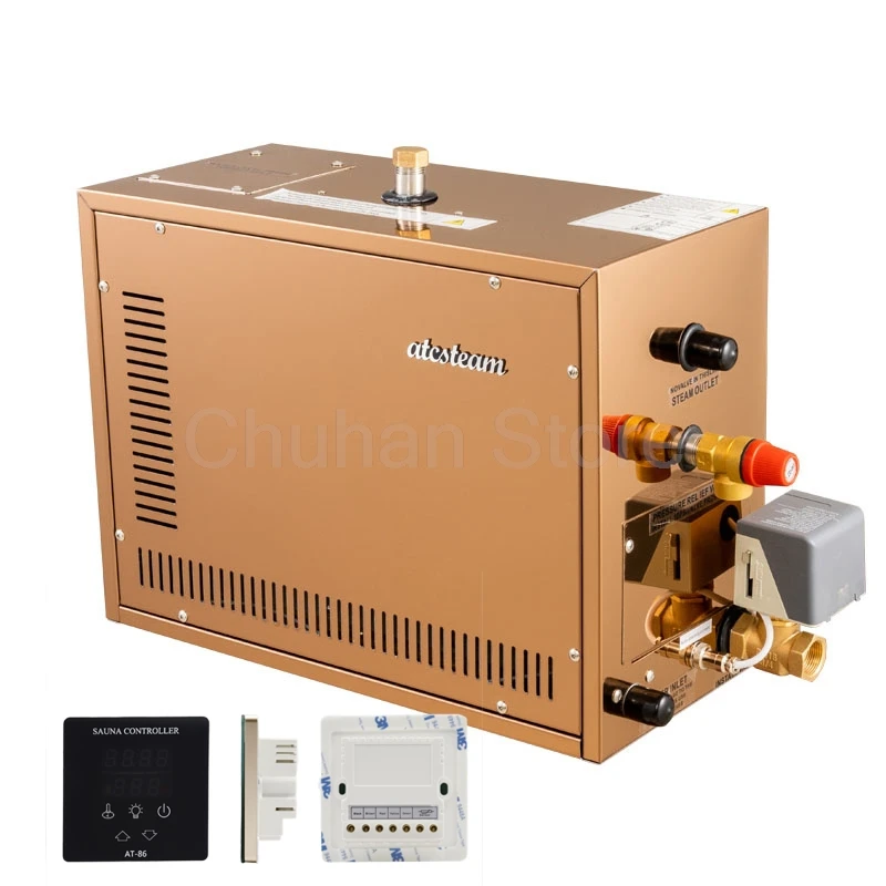 ChuHan AT-S 12/15/18KW Home Wet Steam Rooms Steam Bath Generator Household Steaming Sauna Room Steam Bath Sauna Machine For Spa 8 kf Sa8d1fa253c9e41ed8f15e6885fddd1e2Z