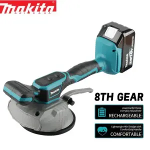 Makita 18V Tile Laying Machine with 8 Speed Adjustment High Capacity for Wall & Floor Vibration Home Decoration Tool