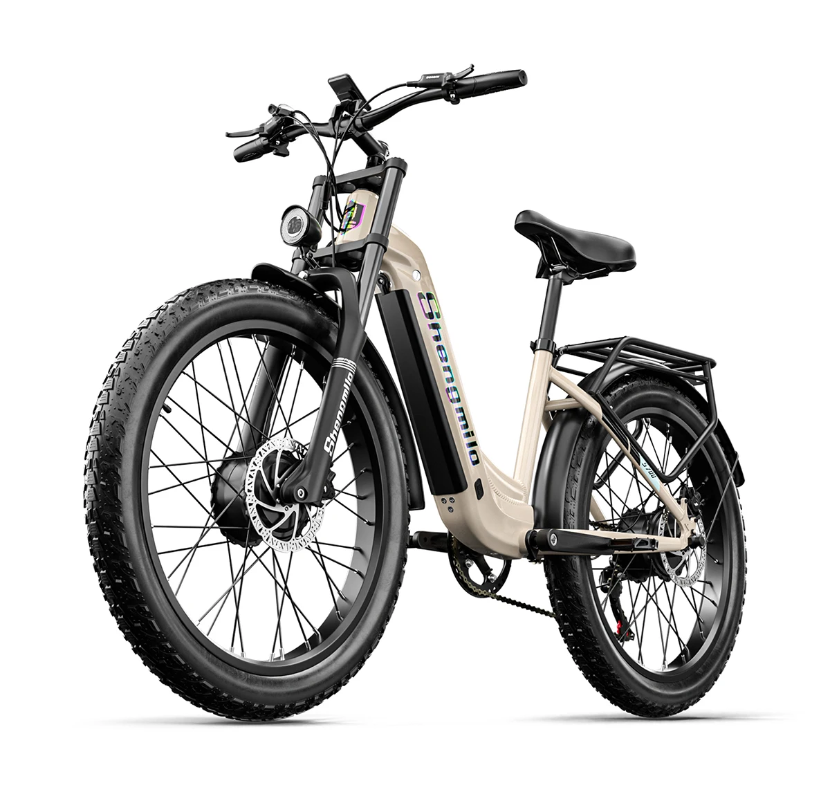 Shengmilo S700 Adult Electric Bicycle 26 Inch Fat Tire Men's Electric Bike 2000W Men's E-Mountain ebike 48V 840WH Battery, 25 kf Sac51923cd4524b8bba46fda90f7d72e16