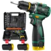 55N.M Brushless Cordless Impact Drill - 10MM Metal Ratchet Chuck, 23+1 Torque Settings, Electric Screwdriver for DIY Power Tools