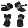 New 4pcs Pet Dog Shoes Anti-slip Rain Snow Boot Thick Warm For Small Cats Dogs Puppy Dog Socks Booties