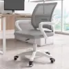 Office Chair with Back Support, Comfy Desk Chairs, Extended Armrest Design, Thickened Cushion, Stable Chassis, Comfortable Fit t
