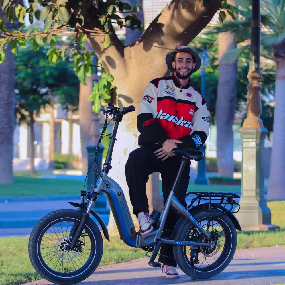 JOBOBIKE Romer Electric Bike Fat Tires Foldable Frame 250W 48V15AH Battery City Electric Bicycle 20Inch E-Bike 7 kf Saebd5f69de0d45fd97b08f4451f3f46fR