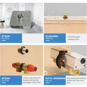 ChuHan AT-S 12/15/18KW Home Wet Steam Rooms Steam Bath Generator Household Steaming Sauna Room Steam Bath Sauna Machine For Spa 6 kf Saed296a0d53d41e8a785b04999bcf4eeE