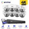 ANNKE 4K 8CH POE Network Video Surveillance System NVR Recorder With 8PCS 4PCS 8MP Audio Recording Security Ip Camera