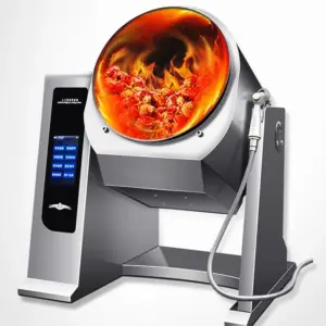 Household 220v Automatic Frying Machine Full Intelligent Robot 2022 New Type Frying Pan, Frying Rice, Dining Room, Large Drum Fr 2 kf Sb19909a10c1e4ef88fb04c0d5c01b0804