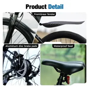 iScooter EB3 Electric Bike, 500W Motor, 36V 10.4AH, Adult Electric Bike, Removable Lithium Battery, City Commuting E-Bike 6 kf Sb248fc9bdecd49eeb377c84bec44d869Z