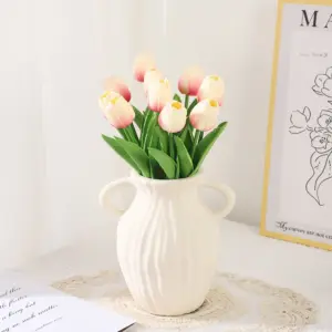 10PCS Artificial Tulips Flower Realistic Touch Tulip Flowers Fake Tulips Flowers for Home Table Vase Decor Wedding DIY Bouquet 4 kf Sb51af0c9dc9a4220836ea36513ddc227G