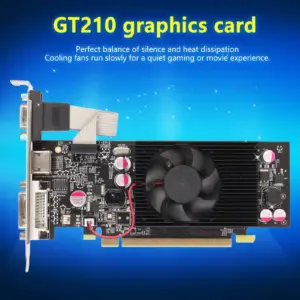 GT210 1G DDR2 64bit Graphics Card Support DVI VGA HD Multimedia Interface for DirectX10.1 Gaming Graphics Card